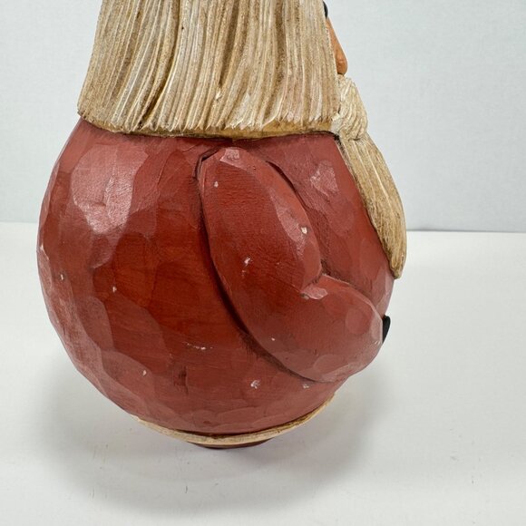 Vintage Wood Carved Santa Figure Jack Ashenfelter Signed 1989 Folk Art Primitive - Picture 8 of 11
